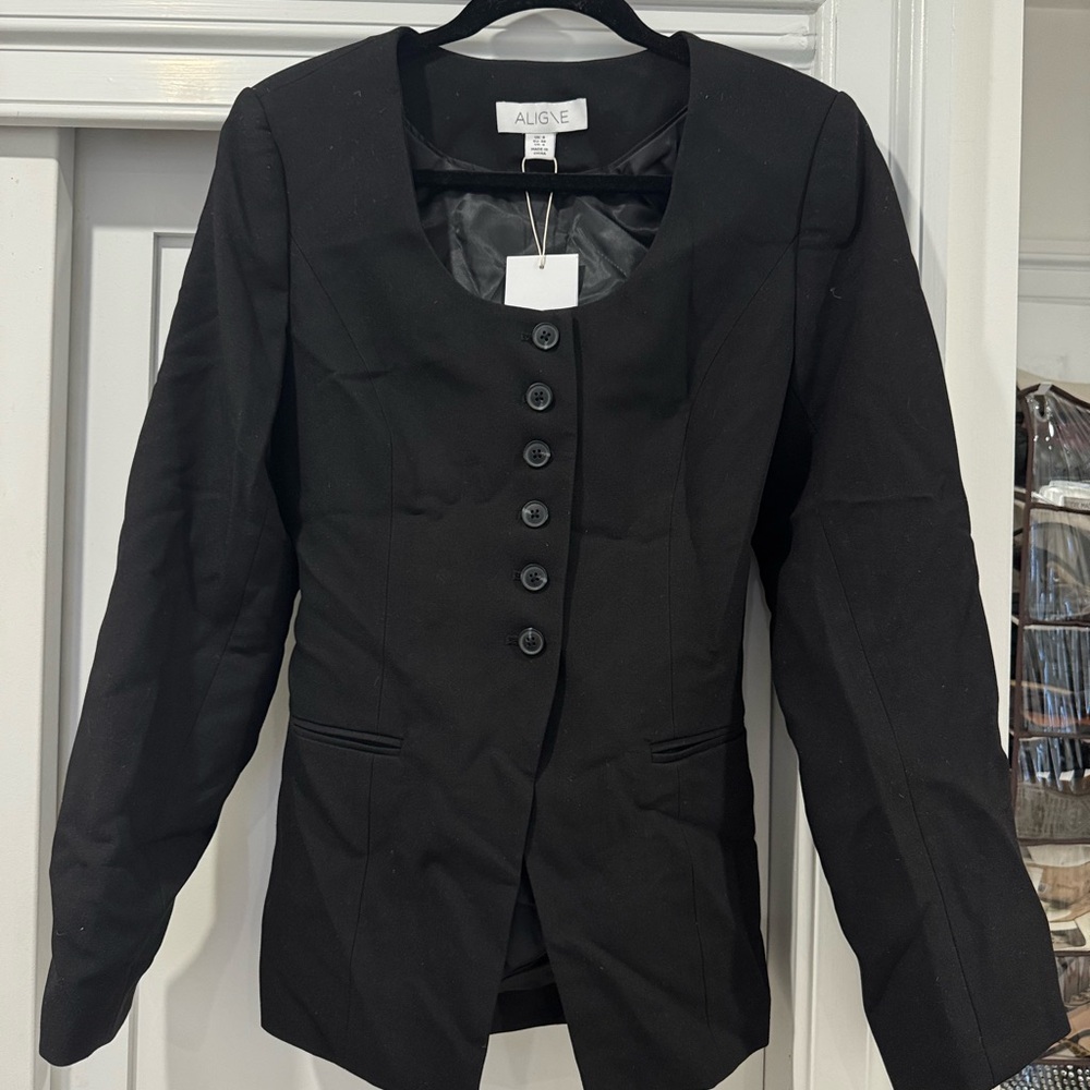 Women's Black Blazer Jacket
